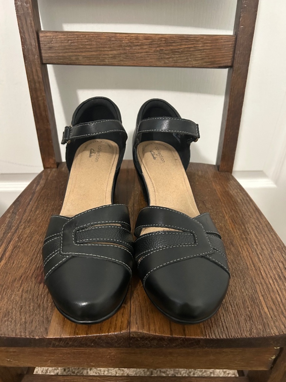 Shoes Clarks Emily Daisy Black Leather